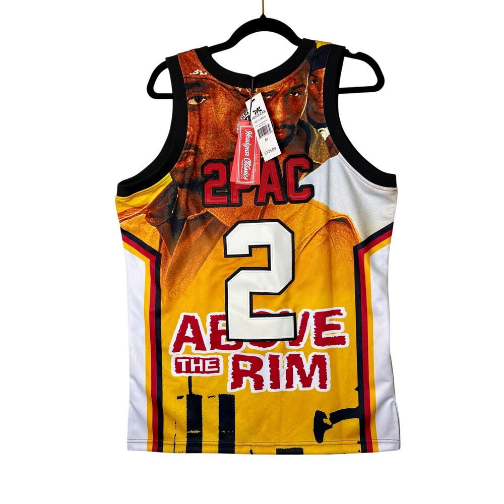 NWT - 2Pac "Above The Rim" Headgear Classics Jersey - Sz. M